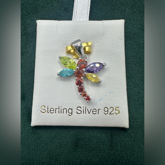 Sterling Silver Dragonfly Pendant - Picture 6 of 6